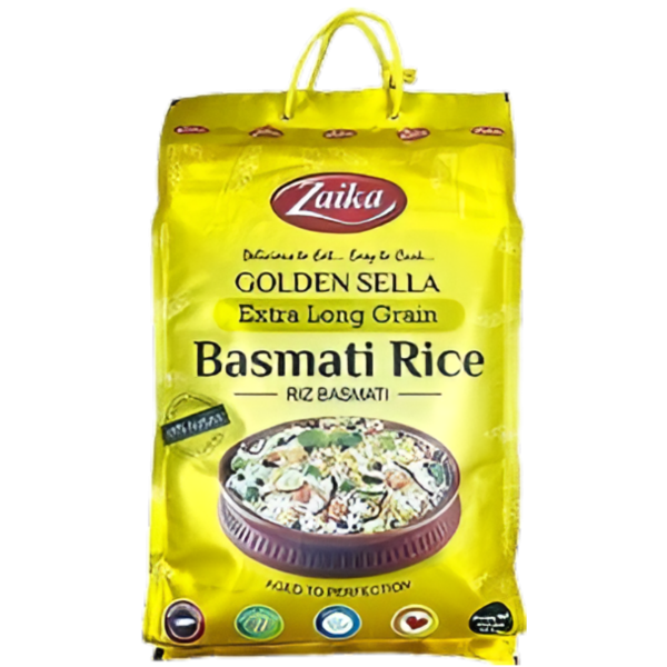 Zaika Extra Long Golden Sella Basmati Rice 10lb For Sale