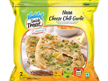 Vadilal Tandoori Cheese Chili Garlic Naan 200g Cheap