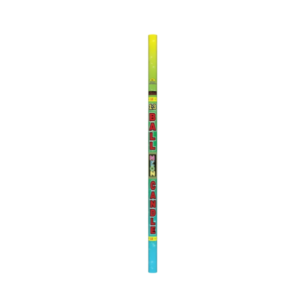 13 Ball Roman Neon Candle Discount