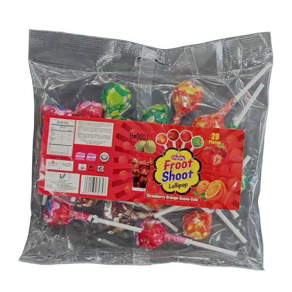 Giggly Froot Shoot Lollipops 20Pcs For Discount