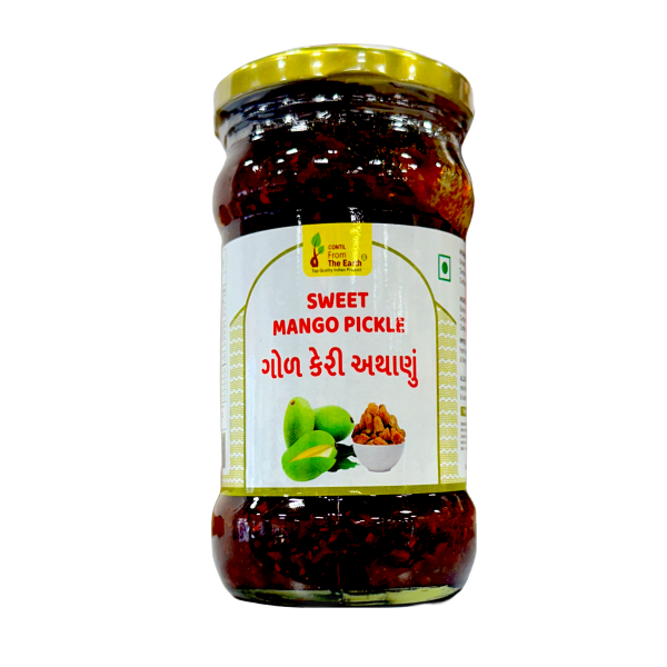 From The Earth Sweet Mango Pickle (Gor Keri Pickle) 360g Online now