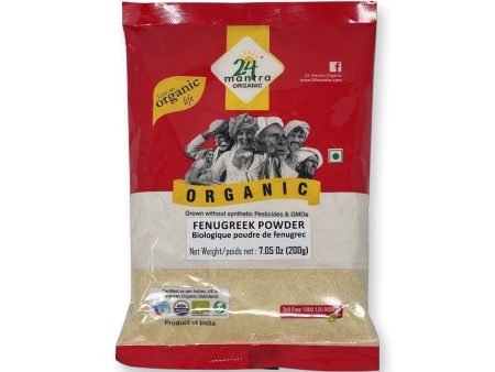 24 Mantra Organic Fenugreek Powder 200g Sale