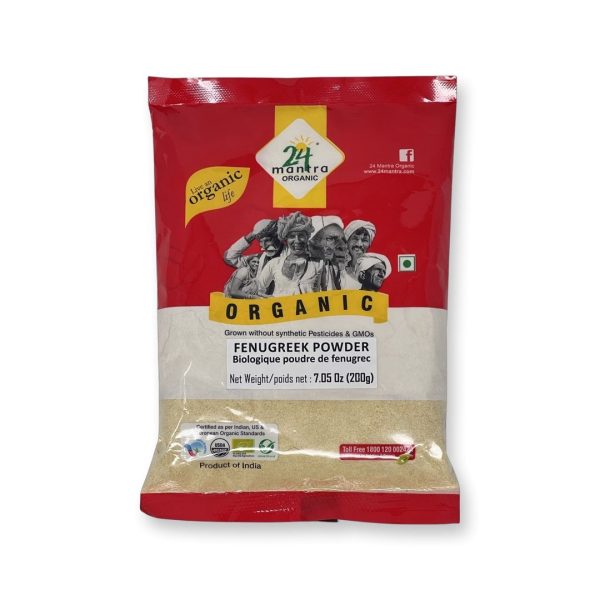 24 Mantra Organic Fenugreek Powder 200g Sale