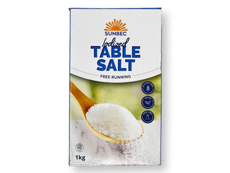 Sunbec Table Salt Iodized 1kg Cheap