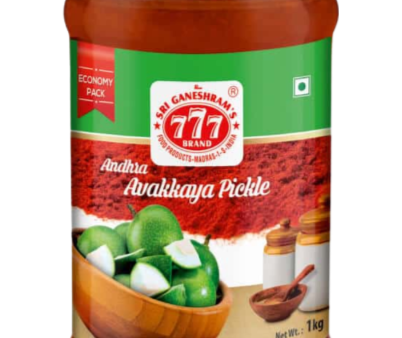 777 Andhra Avakaya Mango Pickle 1kg on Sale