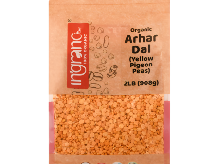 Ingrano Organic Toor Dal (Arhar Dal) 4lb Supply