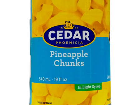 Cedar Pineapple Chunks 540ml Fashion