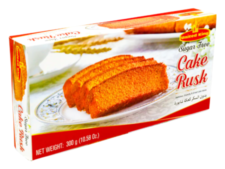 United King Sugar Free Cake Rusk 300g Hot on Sale