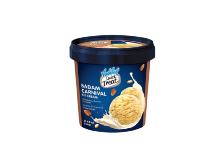 Vadilal Badam Carnival Ice Cream 1L on Sale