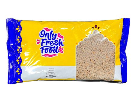 Only Fresh Food Brown Lentils Whole 2lb For Discount