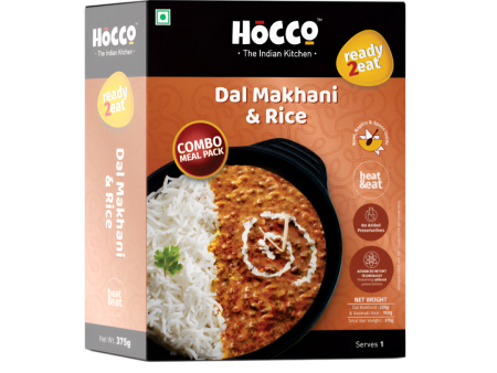 Hocco Ready To Eat Dal Makhani & Rice Combo 375g Fashion