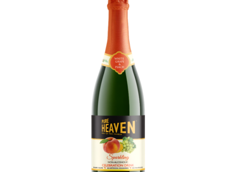 Pure Heaven Peach Sparkling Drink 750ml Hot on Sale