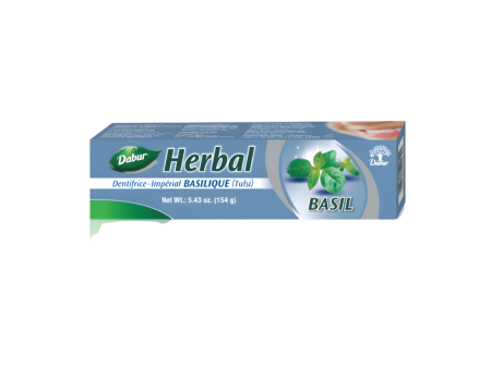 Dabur Herbal Basil Tooth Paste 154g Hot on Sale