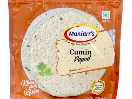 Maniarr’s Cumin Papad 200g Discount