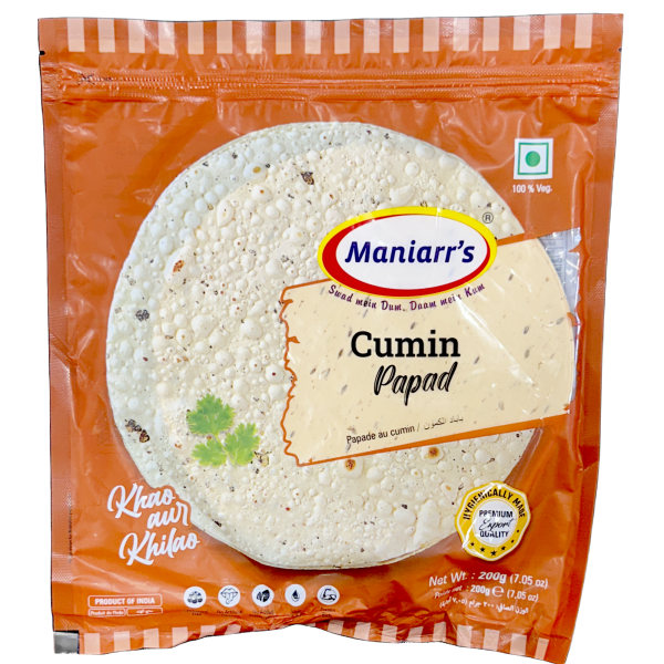 Maniarr’s Cumin Papad 200g Discount