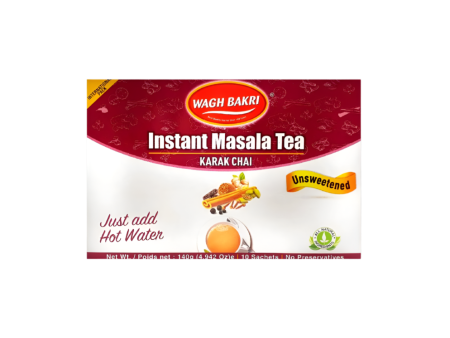 Wagh Bakri Instant Masala Tea Unsweetened 140gm Online