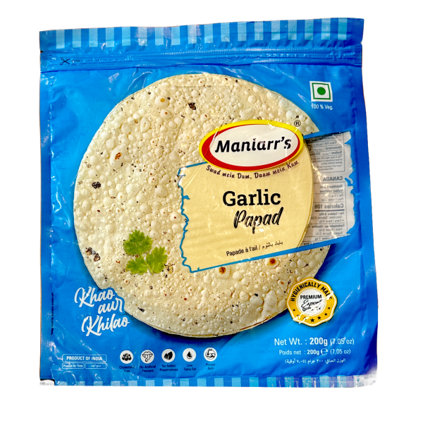 Maniarr s Garlic Papad 200g Online Sale